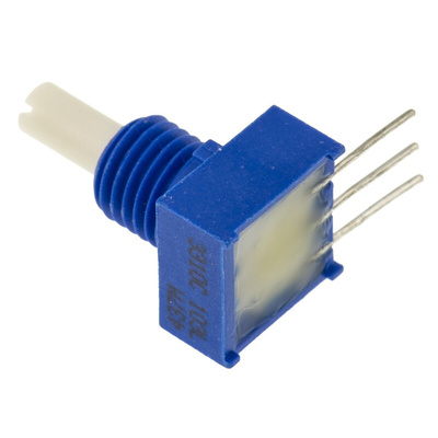 Bourns 10kΩ Rotary Potentiometer 1-Gang, 3310C-001-103L