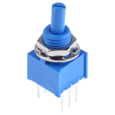 Bourns 3310H-003 Series Conductive Plastic Potentiometer with a 3.17 mm Dia. Shaft, 10kΩ, ±20%, 0.25W, ±1000ppm/°C