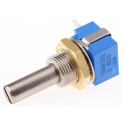 Bourns 1kΩ Rotary Potentiometer 1-Gang Panel Mount, 53RAA-R25-A10L