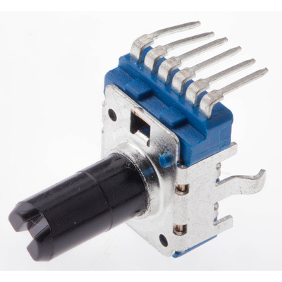 Bourns 50kΩ Rotary Potentiometer 2-Gang Through Hole, PTV112-4420A-B503