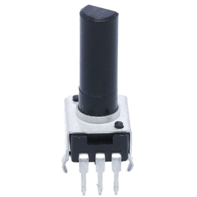 Bourns 5kΩ Rotary Potentiometer 1-Gang Panel Mount, PTV09A-4225F-B502