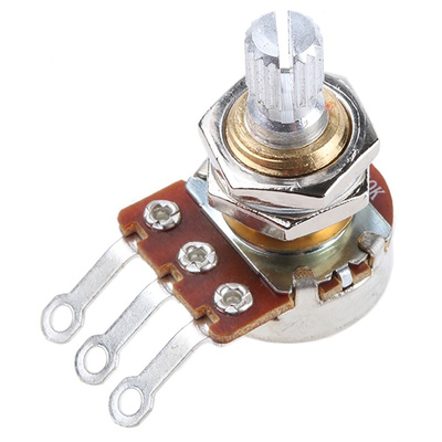 Bourns 500kΩ Rotary Potentiometer 1-Gang Panel Mount, PDB181-GTR01-504A2