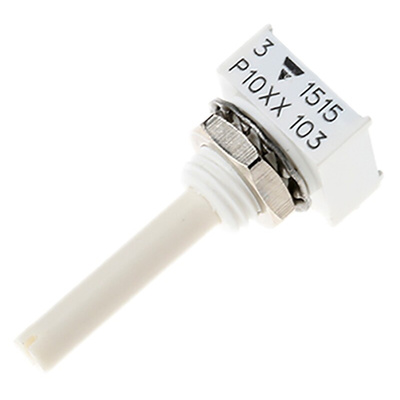 Vishay 10kΩ Rotary Potentiometer 1-Gang Panel Mount, P10XXAI103KB30
