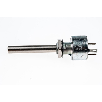 Vishay 10kΩ Rotary Potentiometer 1-Gang Panel Mount, PE30L0FR103KAB