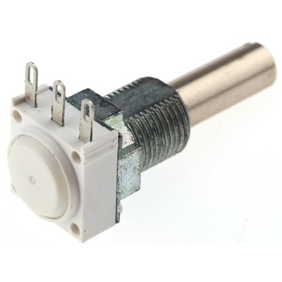Vishay 5kΩ Rotary Potentiometer 1-Gang Panel Mount, P11S1V0FLSY00502KL