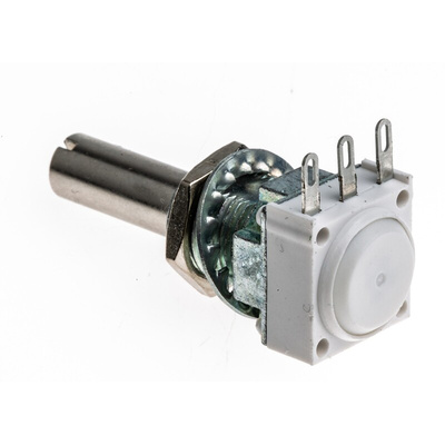 Vishay 10kΩ Rotary Potentiometer 1-Gang Panel Mount, P11S1V0FLSY00103KA