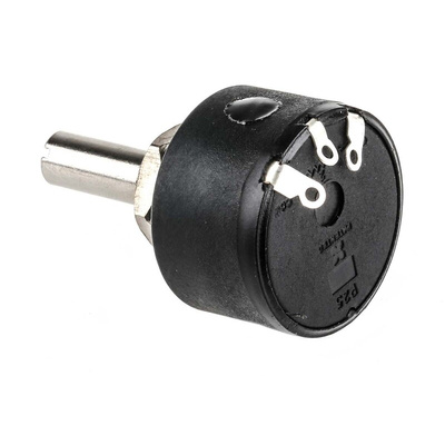RS PRO 10kΩ Rotary Potentiometer 1-Gang Panel Mount