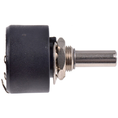 RS PRO 2.5kΩ Rotary Potentiometer 1-Gang Panel Mount