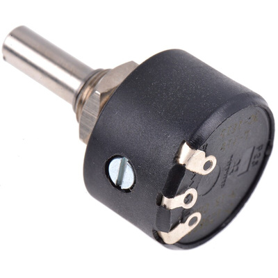 RS PRO 1kΩ Rotary Potentiometer 1-Gang Panel Mount