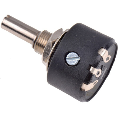 RS PRO 500Ω Rotary Potentiometer 1-Gang Panel Mount