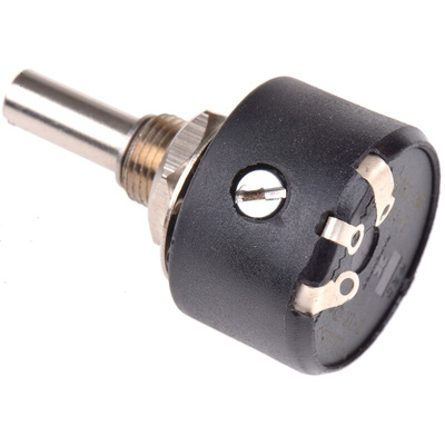 RS PRO 1kΩ Rotary Potentiometer 1-Gang Panel Mount