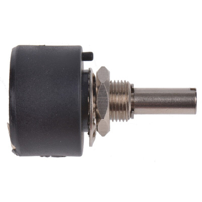 RS PRO 10Ω Rotary Potentiometer 1-Gang Panel Mount