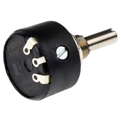 RS PRO 25kΩ Rotary Potentiometer 1-Gang Panel Mount
