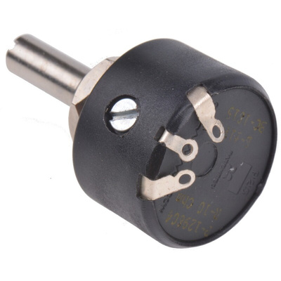 RS PRO 10Ω Rotary Potentiometer 1-Gang Panel Mount