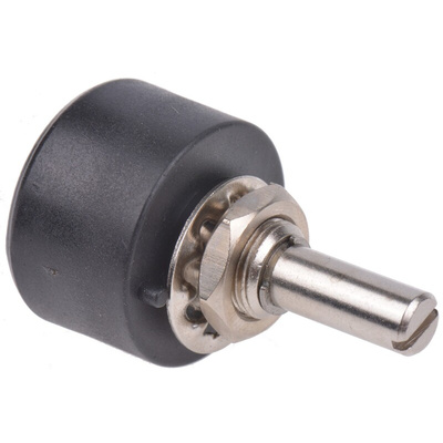 RS PRO 10Ω Rotary Potentiometer 1-Gang Panel Mount