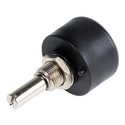 RS PRO 100Ω Rotary Potentiometer 1-Gang Panel Mount