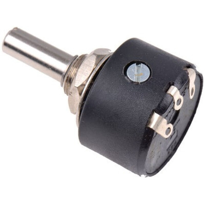 RS PRO 100Ω Rotary Potentiometer 1-Gang Panel Mount