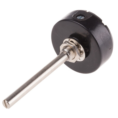 RS PRO 10kΩ Rotary Potentiometer 1-Gang Panel Mount