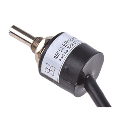 RS PRO 5kΩ Rotary Potentiometer 1-Gang Panel Mount