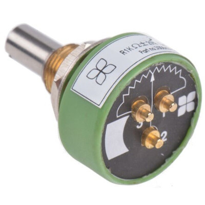 RS PRO 1kΩ Rotary Potentiometer 1-Gang Panel Mount