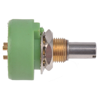 RS PRO 1kΩ Rotary Potentiometer 1-Gang Panel Mount