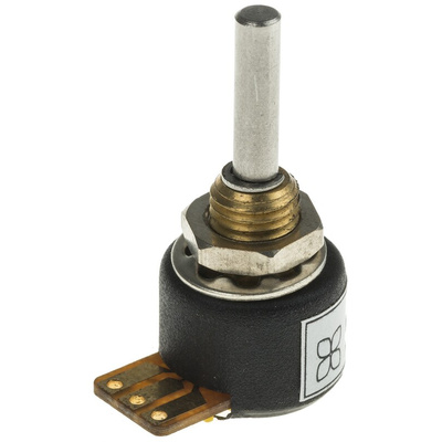 RS PRO 2kΩ Rotary Potentiometer 1-Gang Panel Mount