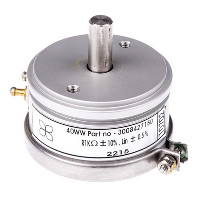 RS PRO 1kΩ Rotary Potentiometer 1-Gang Servo Mount