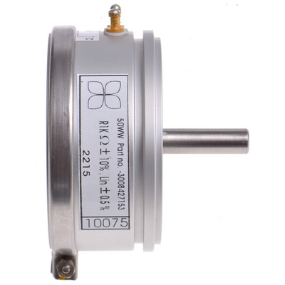 RS PRO 1kΩ Rotary Potentiometer 1-Gang Servo Mount