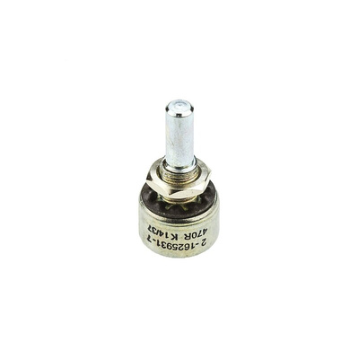 TE Connectivity 470Ω Rotary Potentiometer 1-Gang Panel Mount, 404802692034