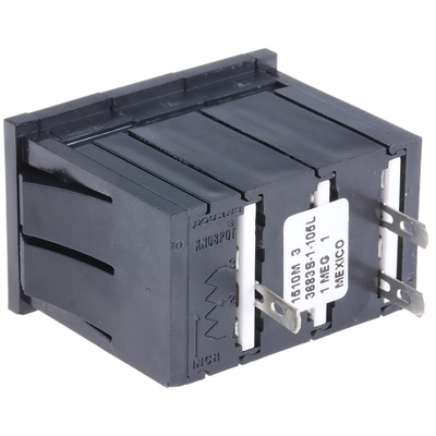 Bourns 1MΩ Digital Display Precision Potentiometer 10-Turns 2-Gang Panel Mount, 3683S-1-105L
