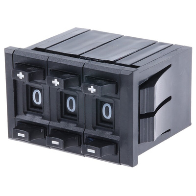 Bourns 1MΩ Digital Display Precision Potentiometer 10-Turns 2-Gang Panel Mount, 3683S-1-105L