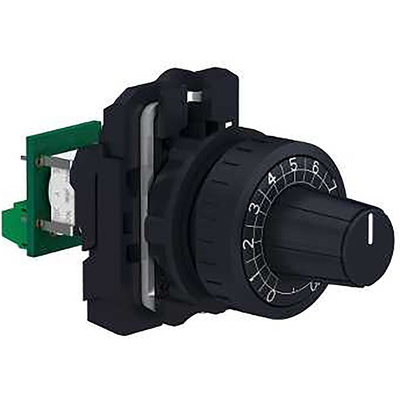 Schneider Electric 100kΩ Rotary Potentiometer 1-Gang Panel Mount, XB5AD912R100K