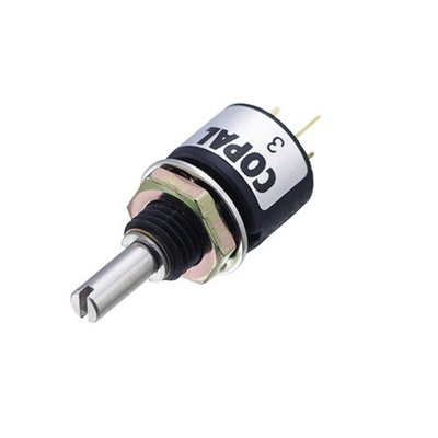 NIDEC COPAL ELECTRONICS GMBH Rotary Potentiometer 1-Gang, JC10-000-202N