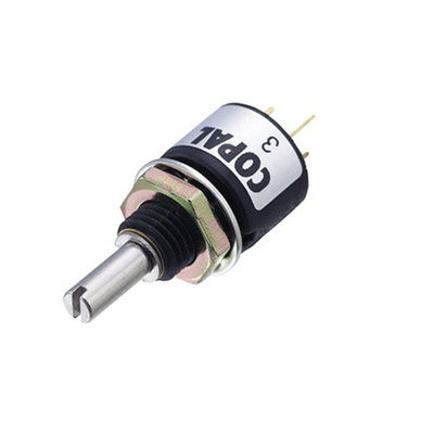 NIDEC COPAL ELECTRONICS GMBH Rotary Potentiometer 1-Gang, JC10-000-502N