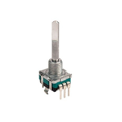 Bourns Rotary Audio Potentiometer 1-Gang, PRS11R-225F-S203A3