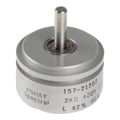 Vishay 2kΩ Rotary Potentiometer 1-Gang Servo Mount, 157S202MX