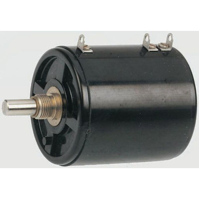 Vishay 100Ω Rotary Potentiometer 10-Turns 1-Gang Panel Mount, 860B1101