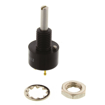 Vishay 10kΩ Rotary Potentiometer 1-Gang Panel Mount, 140B00103B10