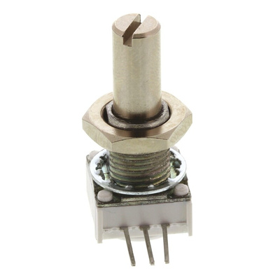 Vishay 1MΩ Rotary Potentiometer 1-Gang, Panel Mount (Through Hole), 14910F0GJSX10105KA