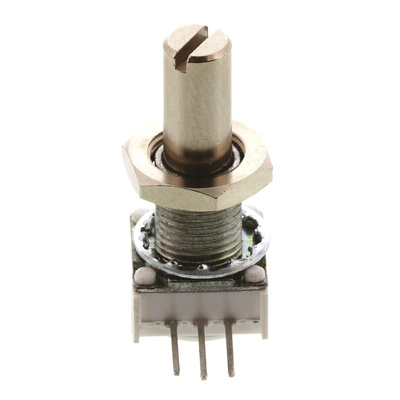 Vishay 10kΩ Rotary Potentiometer 1-Gang, Panel Mount (Through Hole), 14810F0GJSX10103KA
