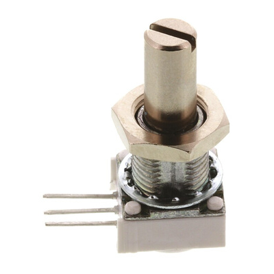 Vishay 10kΩ Rotary Potentiometer 1-Gang, Panel Mount (Through Hole), 14810F0GJSX10103KA