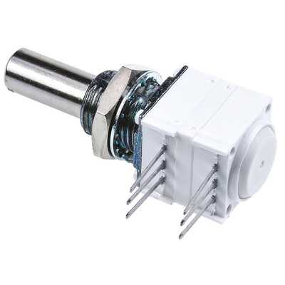 Vishay 1kΩ Rotary Potentiometer 2-Gang, Panel Mount (Through Hole), 14920F0GJSX13102KA