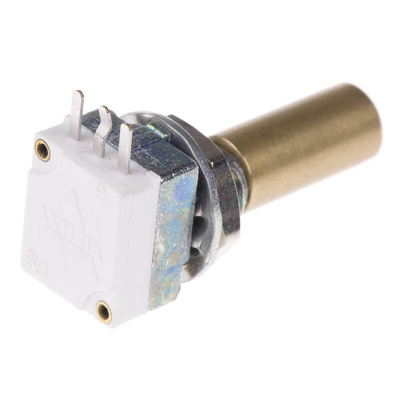 Vishay 50kΩ Rotary Potentiometer 1-Gang, Panel Mount (Through Hole), P9A1R100FISX1503ML