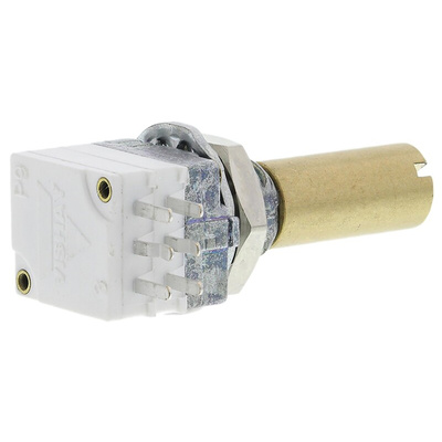 Vishay 10kΩ Rotary Potentiometer 2-Gang, Panel Mount (Through Hole), P9A2R100FISX1103MA