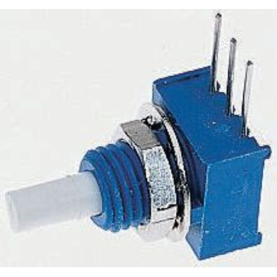 Bourns 3310C Series Conductive Plastic Potentiometer with a 3.17 mm Dia. Shaft, 200kΩ, ±20%, 0.25W, ±1000ppm/°C