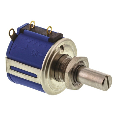 Bourns 2kΩ Rotary Potentiometer 10-Turns 1-Gang Panel Mount, 3540S-1-202L