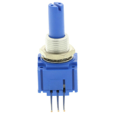 Bourns 2.5kΩ Rotary Potentiometer 1-Gang Panel Mount, 91A1A-B28-E12L