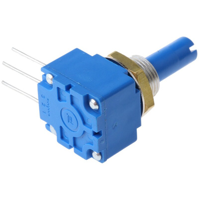 Bourns 2.5kΩ Potentiometer, Panel Mount (Through Hole), 93R1A-R22-A12L