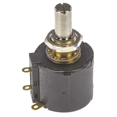 Bourns 2kΩ Rotary Potentiometer 10-Turns 1-Gang Panel Mount, 3549S-1AA-202A