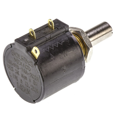 Bourns 2kΩ Rotary Potentiometer 10-Turns 1-Gang Panel Mount, 3549S-1AA-202A